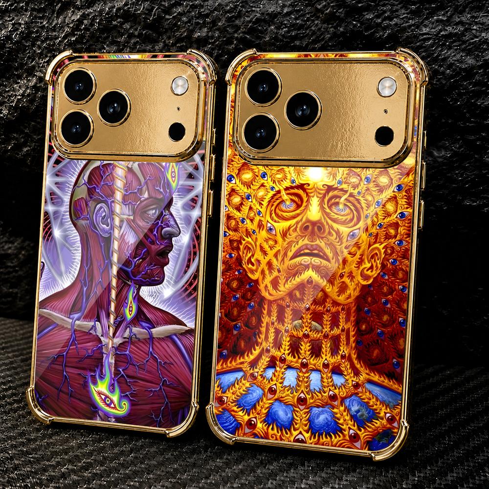 Metal Photo Panel - เคสโทรศัพท์ลายศิลปะสวยงาม A-Alex Grey สำหรับ iPhone 17