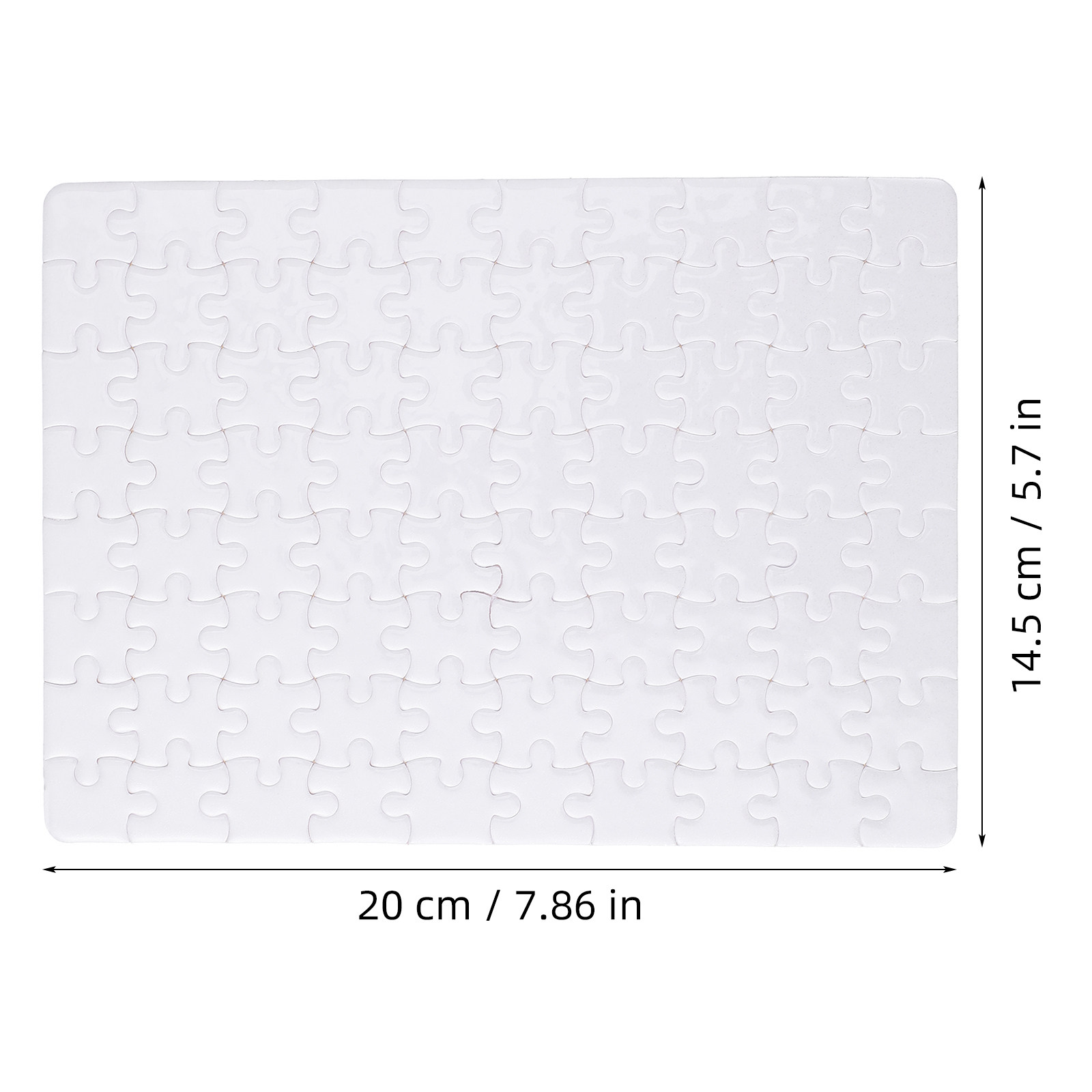 แผ่นจิ๊กซอว์สีขาว 4 แผ่น ชิ้นส - Puzzle Blank White บทวิจารณ์และราคา