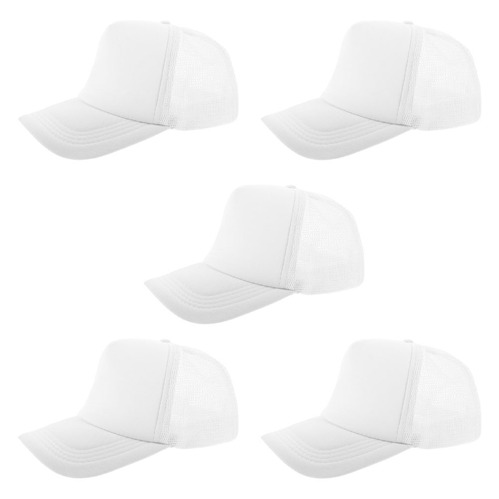 หมวกเบสบอลเปล่า 5 ชิ้น ด้านหลั - Hat Sublimation Blank บทวิจารณ์และราคา