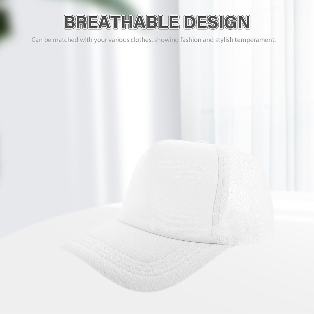 หมวกเบสบอลเปล่า 5 ชิ้น ด้านหลั - Hat Sublimation Blank บทวิจารณ์และราคา