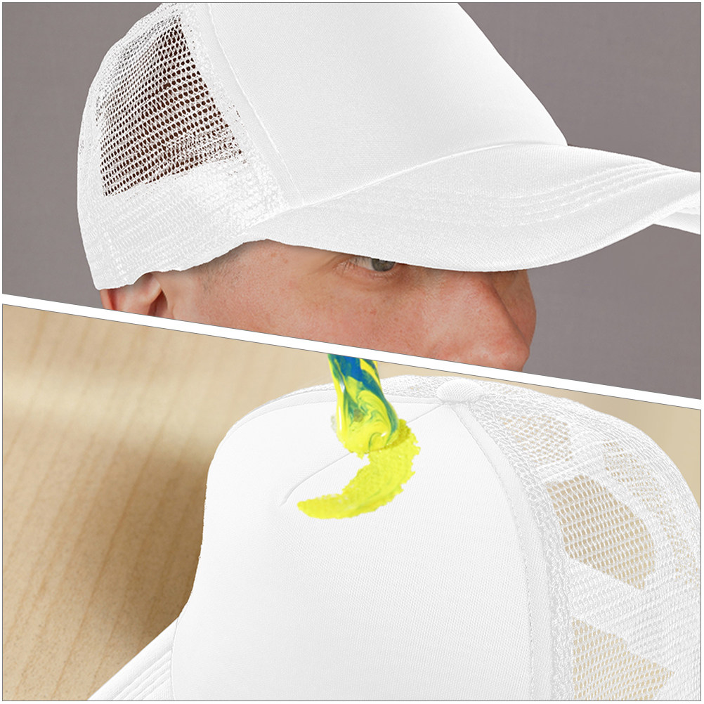 หมวกเบสบอลเปล่า 5 ชิ้น ด้านหลั - Hat Sublimation Blank บทวิจารณ์และราคา
